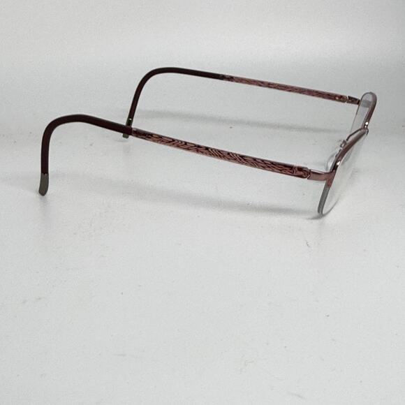 Silhouette Eyeglasses, Frames Only, 4453 40 6055, 52-18-140, Titanium H19495 - Picture 4 of 7